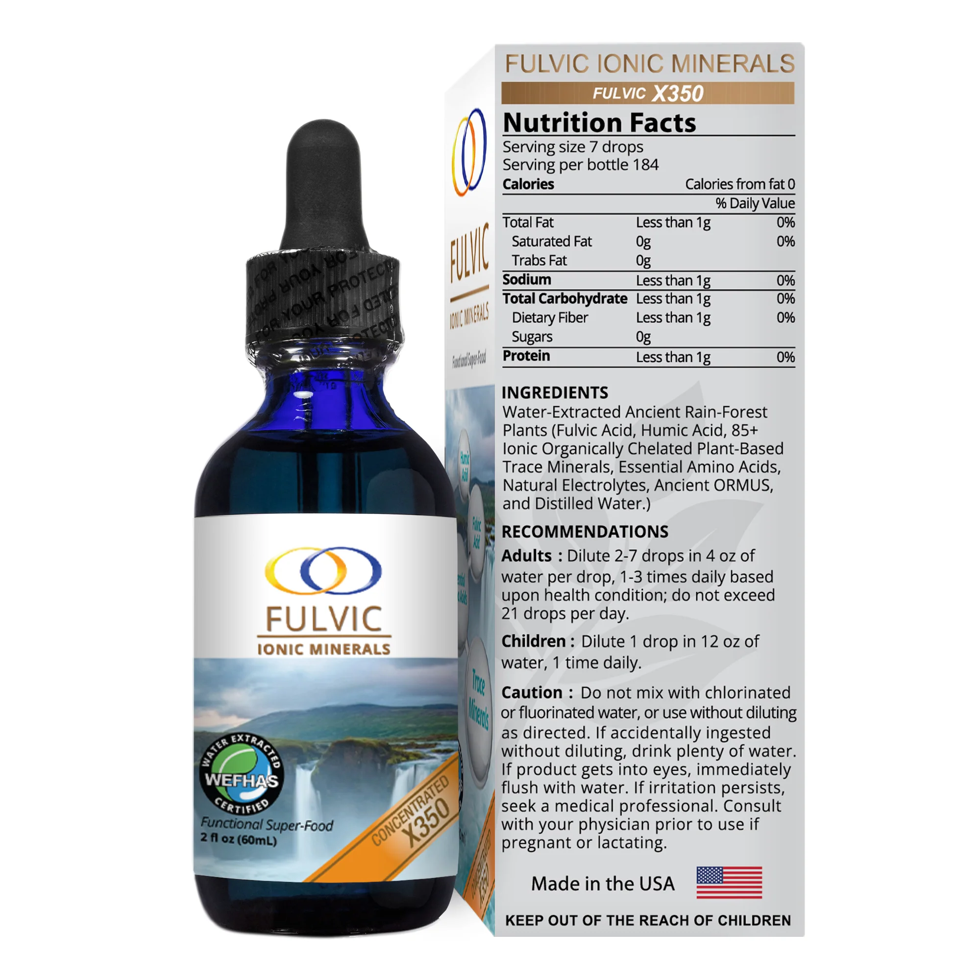 Fulvic Ionic Minerals X350 - Image 3